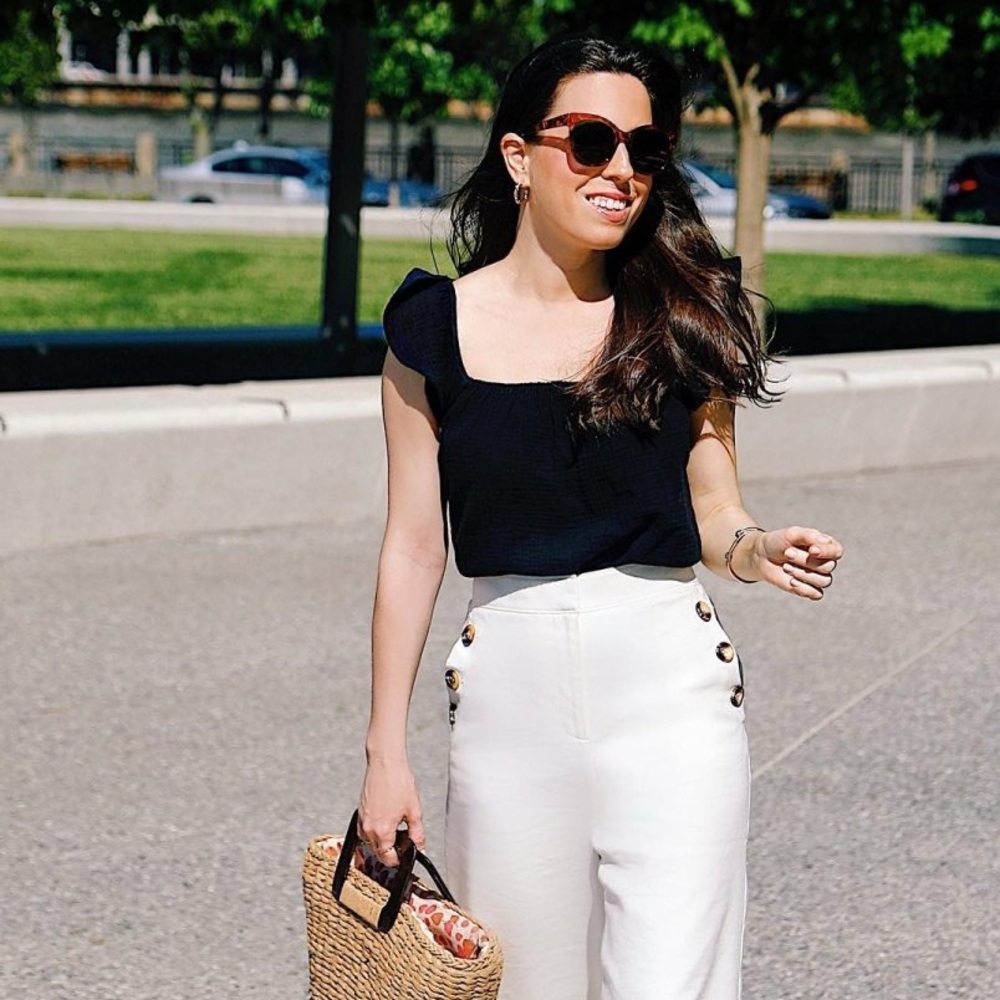 Ann Taylor Square Sunglasses in Tortoiseshell